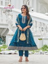 Force By Aanchi Vichitra Silk Anarkali Kurti With Bottom Dupatta Wholesale Online
